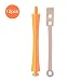 8 Sizes Standard Hair Rollers,Heat Perm Rod Hair Clip Curlers with Clamps Styling Wavy Rollers Rubber Band (SH-3)