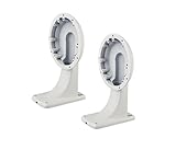 Evertech Housing CCTV Security Surveillance Outdoor Camera box with Bracket and Heater-Blower Weatherproof Heavy Duty Aluminum - Brackets Included (SET OF 2)