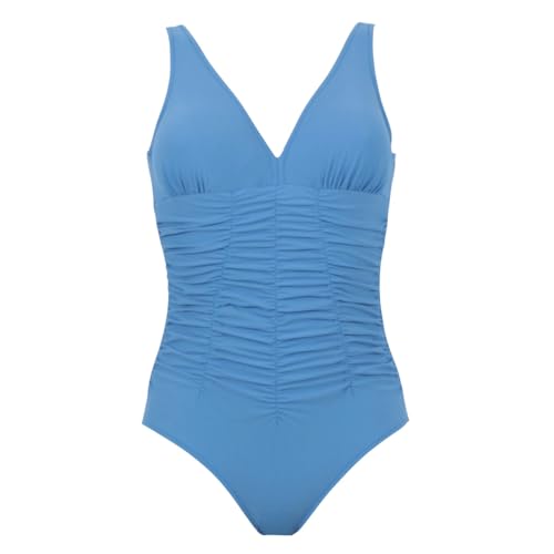 Maillot de bain 1 pièce Janine Robin indigo sculptant à coques amovibles