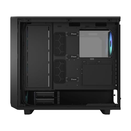 Gabinete para PC Fractal Design Meshify 2 Lite RGB Negro con Ventana de Vidrio Templado Tintado, Torre Media ATX, Diseño Angular de Malla miniatura 7