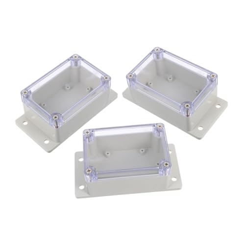 Boîte de dérivation étanche lot de 3 boîtiers électriques extérieurs en plastique
