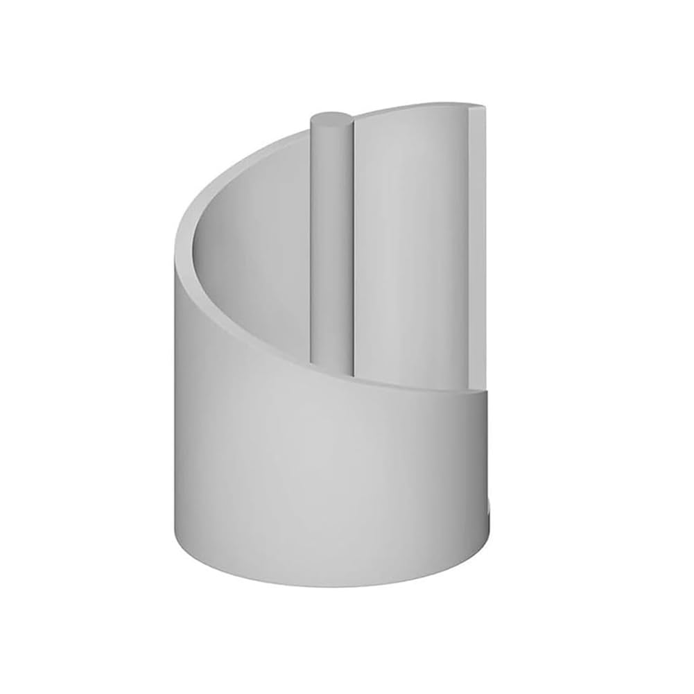 Hndhbfgrt Mountain Paper Towel Holder Countertop with Wood Round Base and Iron Holder,Holder Stand for Kitchen Roll Organize