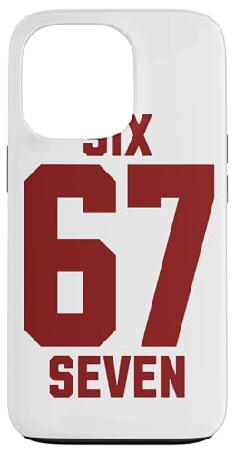 67 Six Seven Sport Design on Back. 6 7 Meme Men Women Kids X}zP[X iPhone 13 Pro p