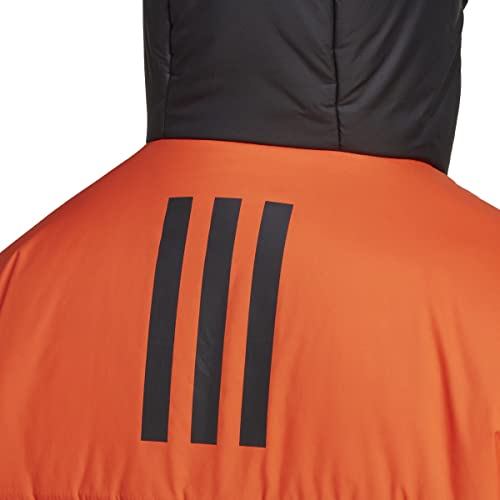 Image of adidas mens Bsc 3-stripes Puffy Hooded Jacket