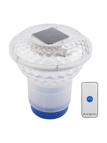 Flotteur de piscine solaire avec LED et diffuseur réglable pour spa - 4