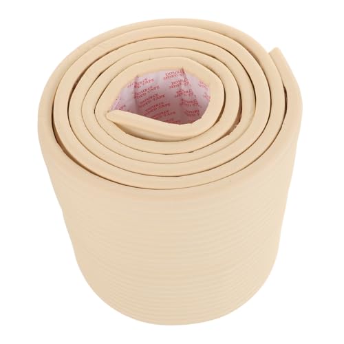 MOTHNUR 柔軟設計で 壁形状にフィットする 自己粘着壁トリムモールディング 耐候性ベージュ色 簡単貼付けで 室内外兼用