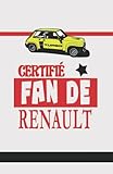 turbofan wheels ebay  Carnet de notes Certifié FAN DE RENAULT 👍 - Carnet 104 pages lignés format A5: automobile - RENAULT R5 TURBO