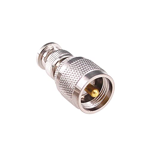 RFaha 2pcs BNC Male to UHF Male PL259 PL-259 RF Coax Coaxial Adapter Connector for Radios Wi-Fi Telecom(F104-2) - Image 4