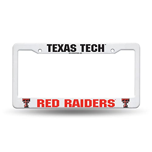 Rico Industries NCAA Texas Tech Red Raiders Plastic License Plate Frame