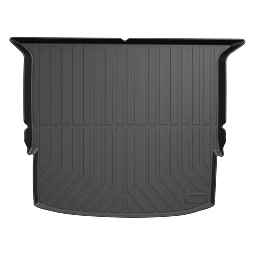 Garvee Trunk Mat Compatible with T oyota 4Runner 5-Seat 2010-2024, All Weather Cargo Liner Trunk Liners, Non-Slip Odorless TPE Rear Truck Mat for 4Runner 5-Seat 2010-2024 Accessories, Black