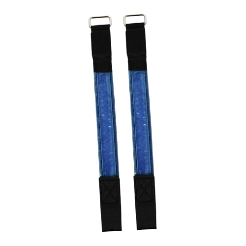 KICHOUSE 2個 夜間ランニング対応充電式発光アームバンド 伸縮ナイロン製反射 腕章 複モード点滅 高視認性ウォーキング用アクセサリー