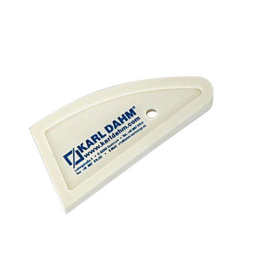 Karl Dahm Spatule à joints 8 x 4 cm I Lisseur professionnel pour les espaces restreints et les joints de socle I Spatule de lissage pour joints en silicone et acrylique – 10578