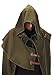 elope Elven Fantasy Cosplay Cloak in Green,Adult