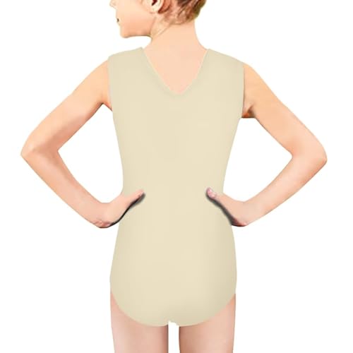 Image of Girls Bathing Suit Size 3-14 Swimsuits for Girls One-Piece Swimwear Summer V-Neck Sleeveless