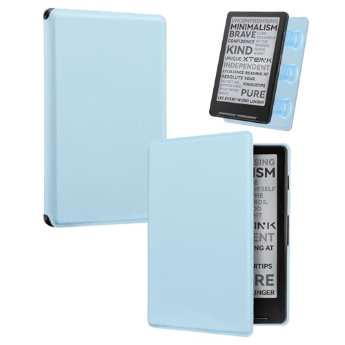 Image of CoBak Magnetic Case for XTEINK X4, Ultra-Lightweight Protective Cover for Xteink X4 E-Reader, Secure Magnetic Attachment(Sky Blue)