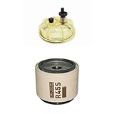 R45S Spin-On Fuel Filter Element (2 Micron) Compatible with Parker Racor 745R, 645R, 445R, 345RC