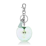 deko apfel groß grün Größe: Gesamtlänge ca. 12 cm Apfellänge und -breite ca. 5,6 * 5 cm