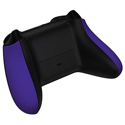 Image of eXtremeRate DIY Grip for Xbox Series X & S, Purple Soft Touch Comfortable Left Right Side Rails, Replacement Parts Handles Rear Shell for Xbox Core Wireless Controller [Controller Excluded]