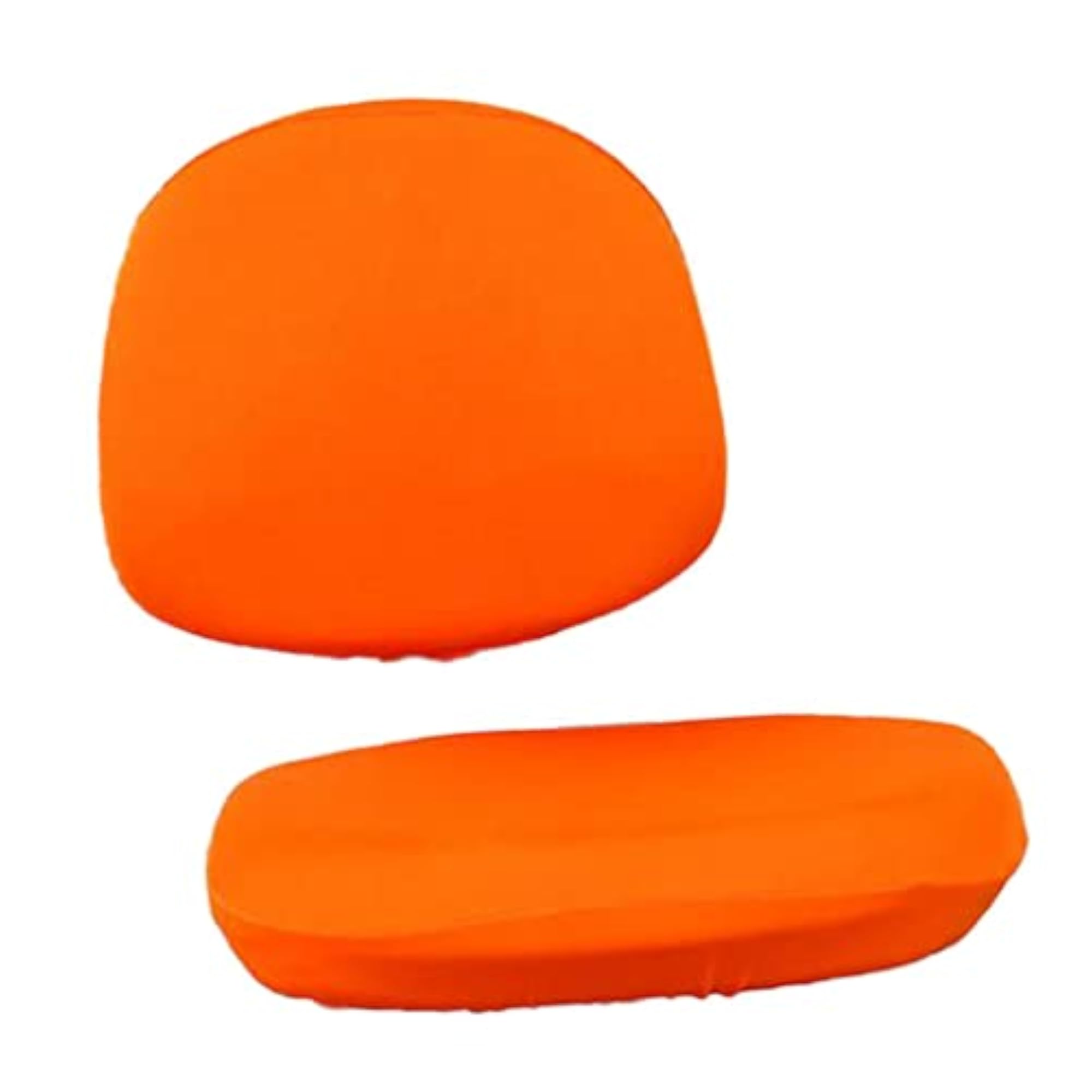 Stretch Soft Swivel Chair Slipcover Office Computer Chair Covers, Orange