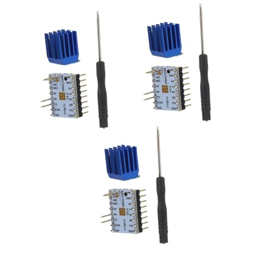Alipis 3pcs Silent Stepper Motor Driver Peak Driver for Printer Parts Quiet Motor Control
