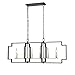 DVI DVP40602SN+GR Transitional Six Light Linear Pendant from Provence Collection in Two-Tone Finish, 10.75 inches, Satin Nickel/Graphite