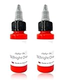 MYGLOAR 2 PCS Konzentriertes Rot zum Konturieren und Schattieren, professionelle Tattoo-Farbe, konzentrierte rote Tattoo-Tinte (30 + 30 ml)