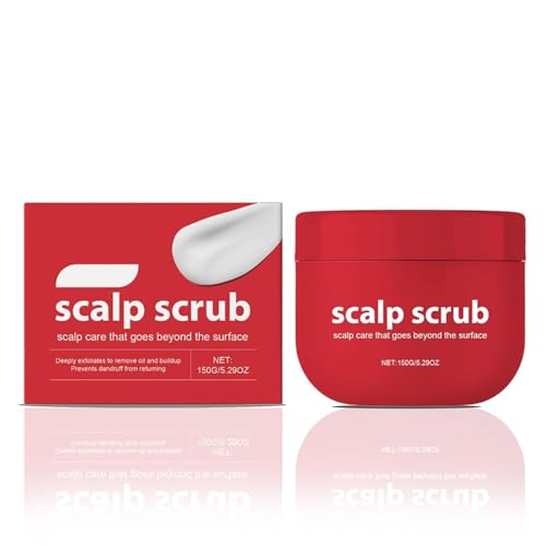 Champú exfoliante 2 en 1 para el cuero cabelludo: revitaliza y repara el cuero cabelludo, limpia la suciedad y reduce la caspa, protege la salud del cuero cabelludo y trata el cuero cabelludo seco
