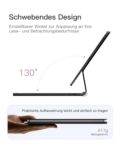 Inateck Tastatur Hülle für iPad Air 11 M4 /M3/M2, Freitragender Ständer – Ansicht 3