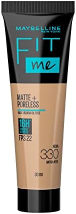 Base Líquida Maybelline NY Fit Me Matte FPS 22 Cor 330 (Antiga N2...