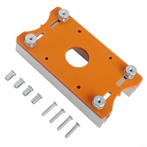 Base de fresadora de madera 2 en 1, soporte de ranura compacto para máquina de corte de 65 mm, herramienta de carpintería de aleación de aluminio para ranurar biselado (B)