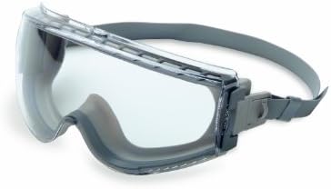 Honeywell UVEX Stealth Safety Goggles with Clear Uvextreme Anti-Fog Lens, Gray Body & Neoprene Headband (S3960C), Universal