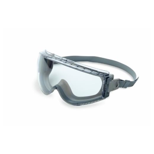 Honeywell UVEX Stealth Safety Goggles with Clear Uvextreme Anti-Fog Lens, Gray Body & Neoprene Headband (S3960C), Universal