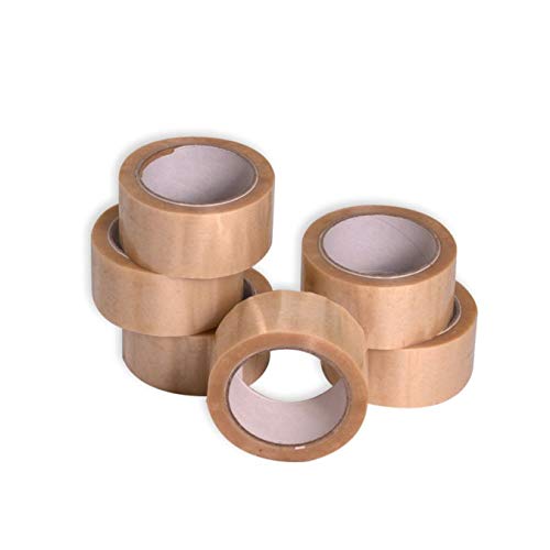 36 rollos Cinta adhesiva PVC 66 m. Cinta Adhesiva Transparente 66m. Medidas rollo 50mm x 66m.