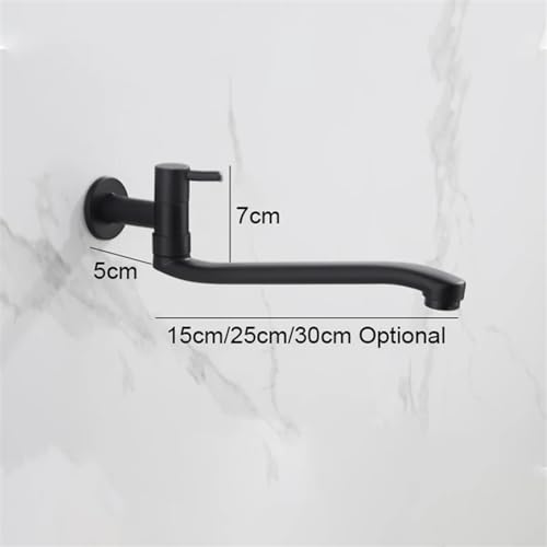 Robinet de jardin mural noir pour simplifier l'arrosage extérieur