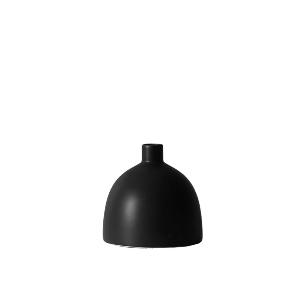 flower vase Black Vase Living Room Table Decoration Ceramic Crafts Arrangement Flower