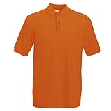 Fruit of the Loom Premium Polo S M L XL XXL 3XL auch Farbsets Orange XXL