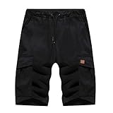 ❤Schnelltrocknend & wasserabweisend: Leichte Schauer perlen ab, die Shorts trocknen auch schnell von Nässe, geeignen sich gut für Outdoor