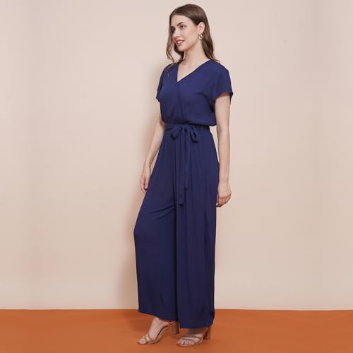 Image of Globus Women Jumpsuit (GS567305 Navy Blue L)