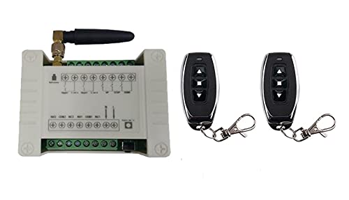 Qianfeng Kit d'ouverture de porte automatique 433 MHz RF 12 V 24 V 48 V Télécommande sans fil Cover