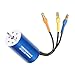 VGEBY RC Car Motor, 2445 5400KV 4 Poles Sensorless Brushless Motor High Speed Waterproof Motor for 1/16 1/18 RC Model Car