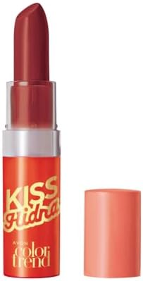 Batom Hidratante Vermelho Café Color Trend Avon FPS 15 Com Vitami...
