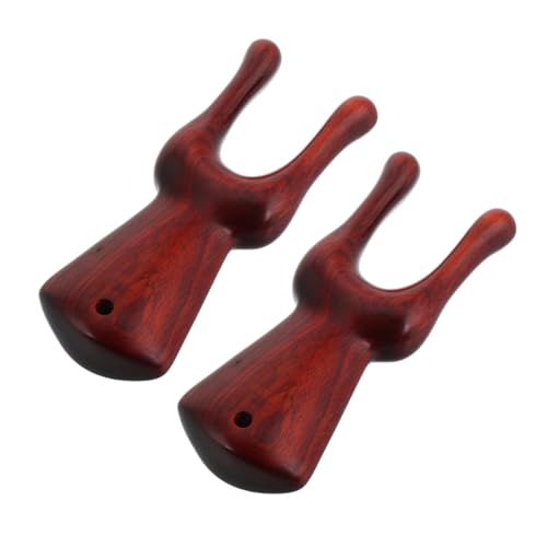 Beavorty Eyes Facial Wooden Nose Massager Gua Sha Manual Tool Acupoint Therapy for Home Office Use