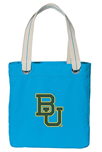 Broad Bay Baylor Tote Bag DELUXE Dye Washed COTTON CANVAS Turquoise