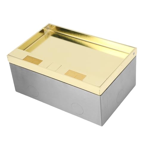 Prise de sol encastrable luxe boîtier acier inoxydable étanche 2 AC 16A et USB