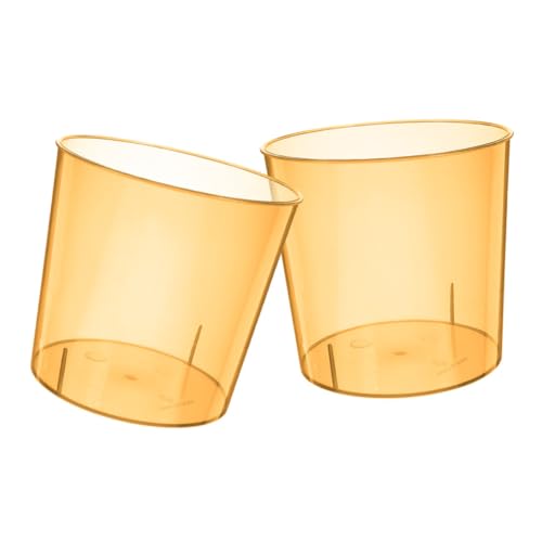Caneca de basura transparente liviana para oficina y hogar