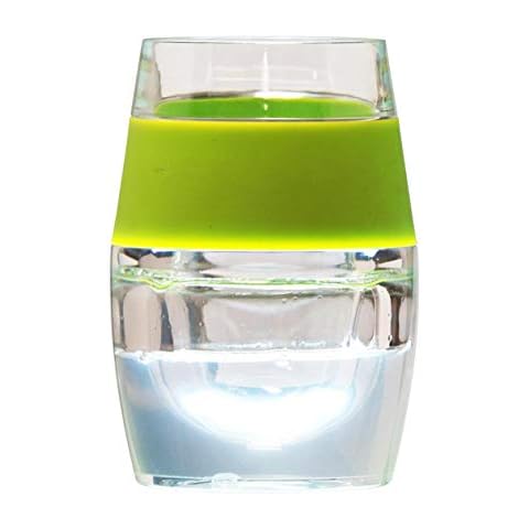 Double-Wall Freezer 7 oz. Wine Glass - Green S/2 Cover