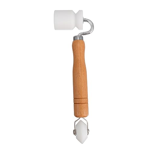 POPETPOP Tapetennahtrolle Hand Andruckrolle Aus Massivholz Verschleißfestes Baukasten Werkzeug Für Vliestapeten Und Stofftapeten Ergonomisch Für Professionelle Tapezierarbeiten