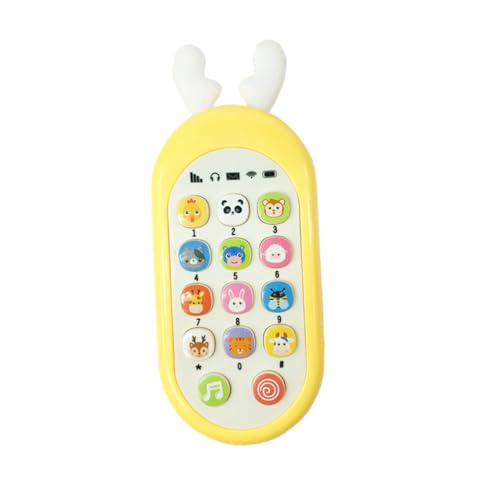Toyvian 音楽おもちゃ 子供用早教音楽スマホ 男の子女の子向けなライト付