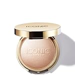 ICONIC LONDON Lit and Luminous Baked Highlighter | Powder Highlighter for a Radiant Glow, Cruelty-Free, Vegan Makeup, 0.56 oz