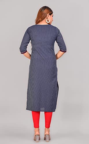 Image of Aashis Impex Women's Kanta Stright Embroidery Work Kurti